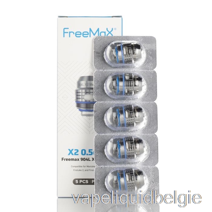 Vape België Freemax Maxluke 904l X Vervangende Spoelen 0.5ohm 904l X2 Dubbele Mesh-spoelen